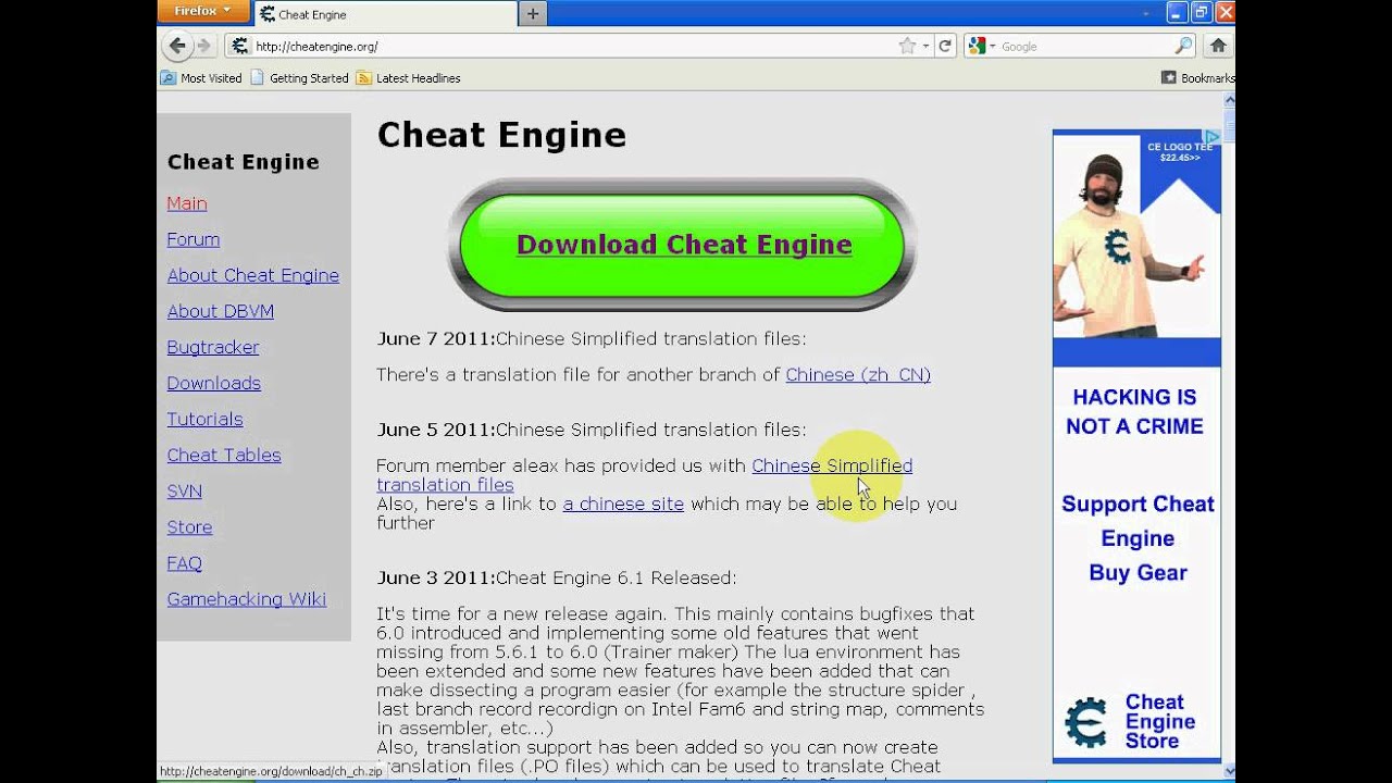 download cheat engine 6.4 free